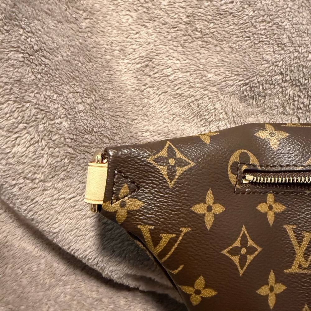 Louis Vuitton Brown and Tan Monogram Crossbody Bag - Picture 4 of 9